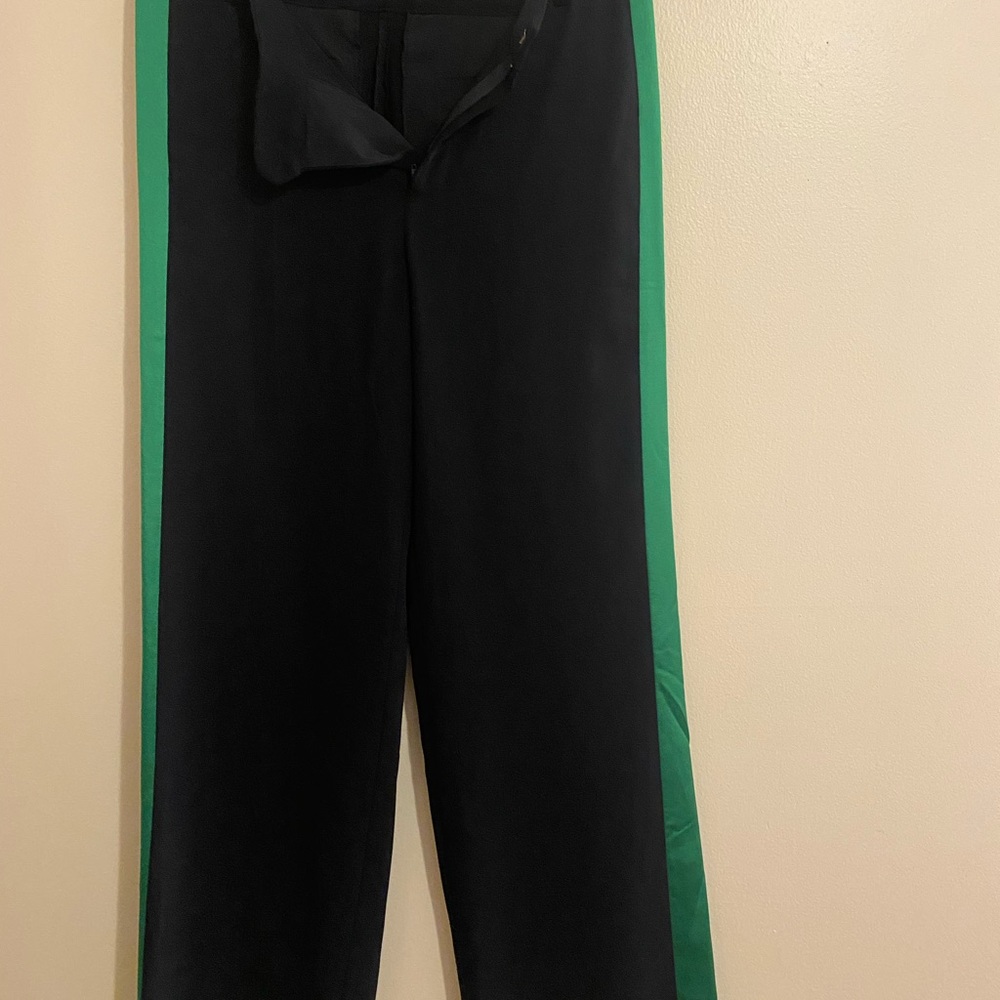 Black Pants Lauren Ralph Lauren with Green Stripe